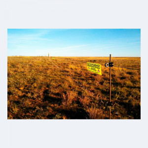 Предупреждающая табличка AGRI для электропастуха, 22×10 см
