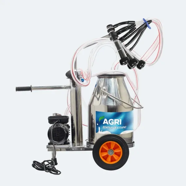 Доильный аппарат AGRI TCKKC-2PK для 2 коз, 25 л
